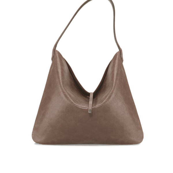 10 RUE DU PERCHE L REVERSIBLE - Shiny Taupe Shiny Black